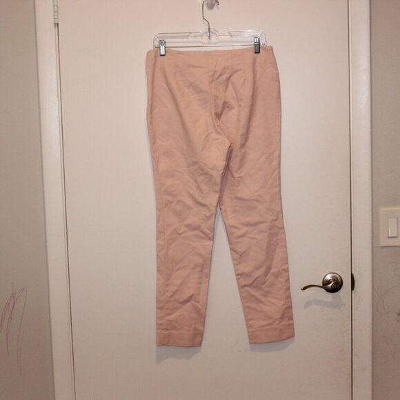Vince Camuto Pink Tapered Side Zip Straight Leg Pants Women's Size 8 - Picture 4 of 11